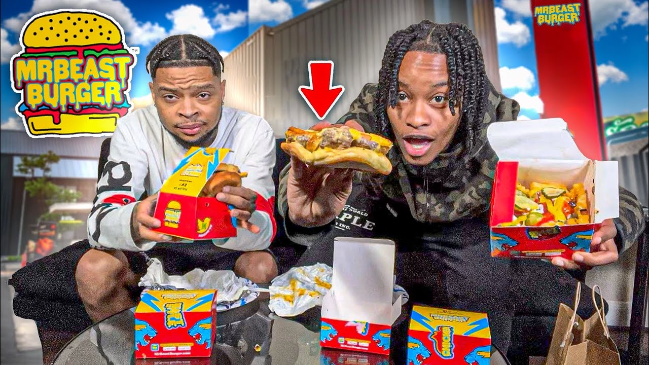 Trying MRBEAST BURGERS For The First Time..