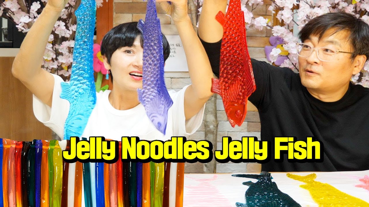 거대젤리잉어 젤리국수 Jelly Noodle Jelly Fish [ 공대생가족 ]