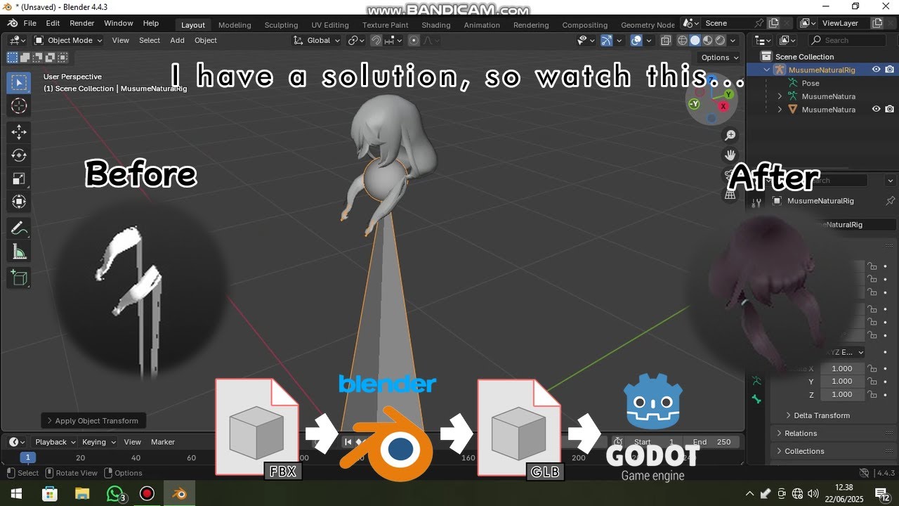 How to Import YanSim 3D model to Godot