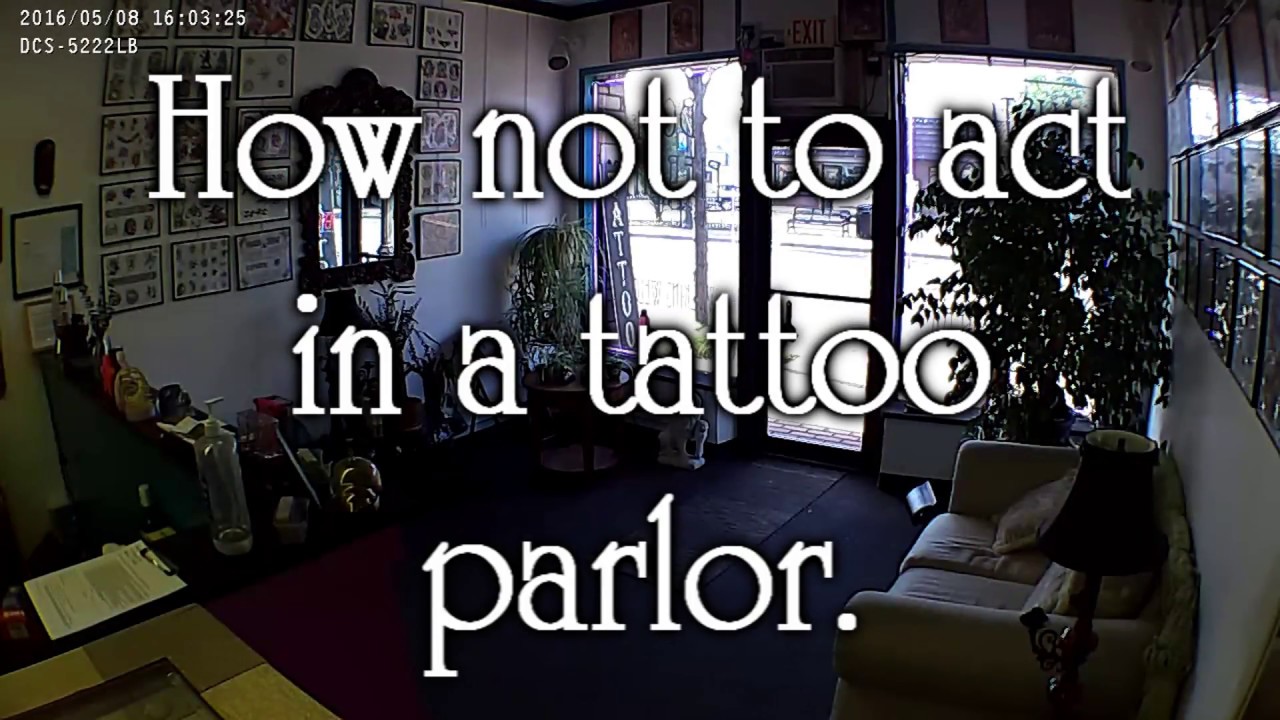 How Not to Act in a Tattoo Parlor (underage piercing)