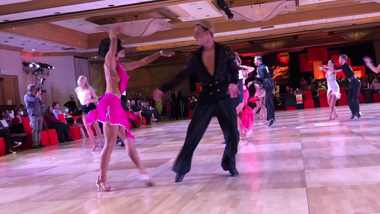 California Open 2018 - Oleg Astakhov and JJ - Scholarship Open Latin A final - winners