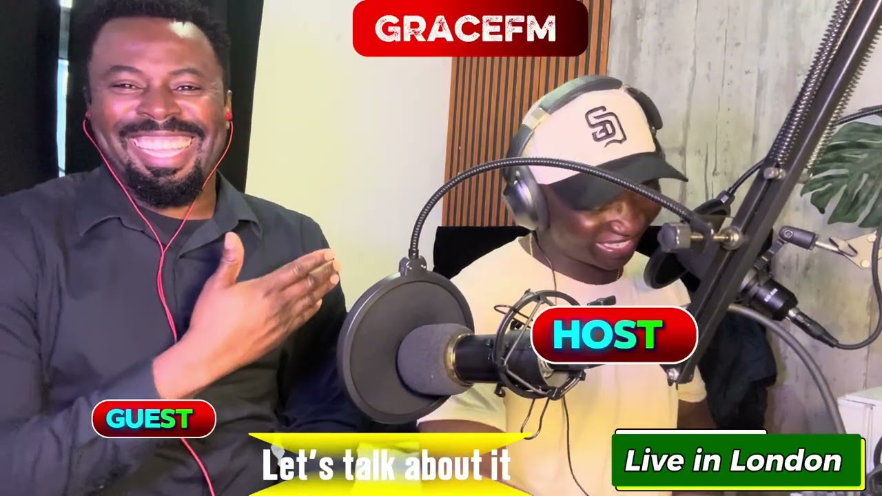 Live show on the programme let’s talk about it on Gracefm tv. 