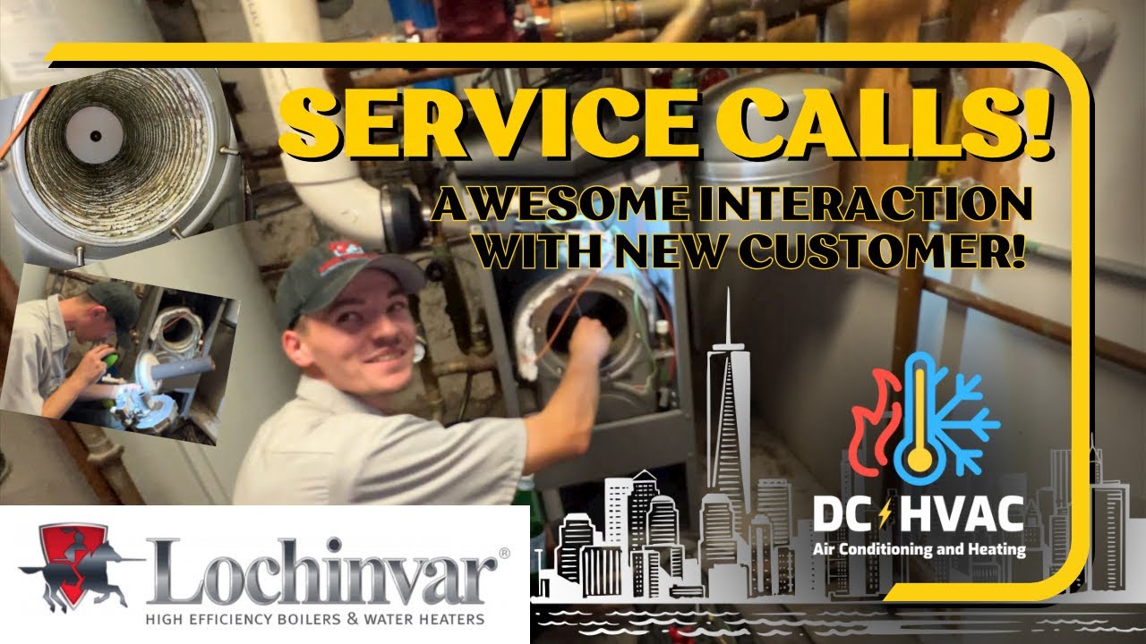Multiple AC Calls! Full Dissasembly And Maintenance On Lochinvar Boiler! Customer Recorded for Me?!!