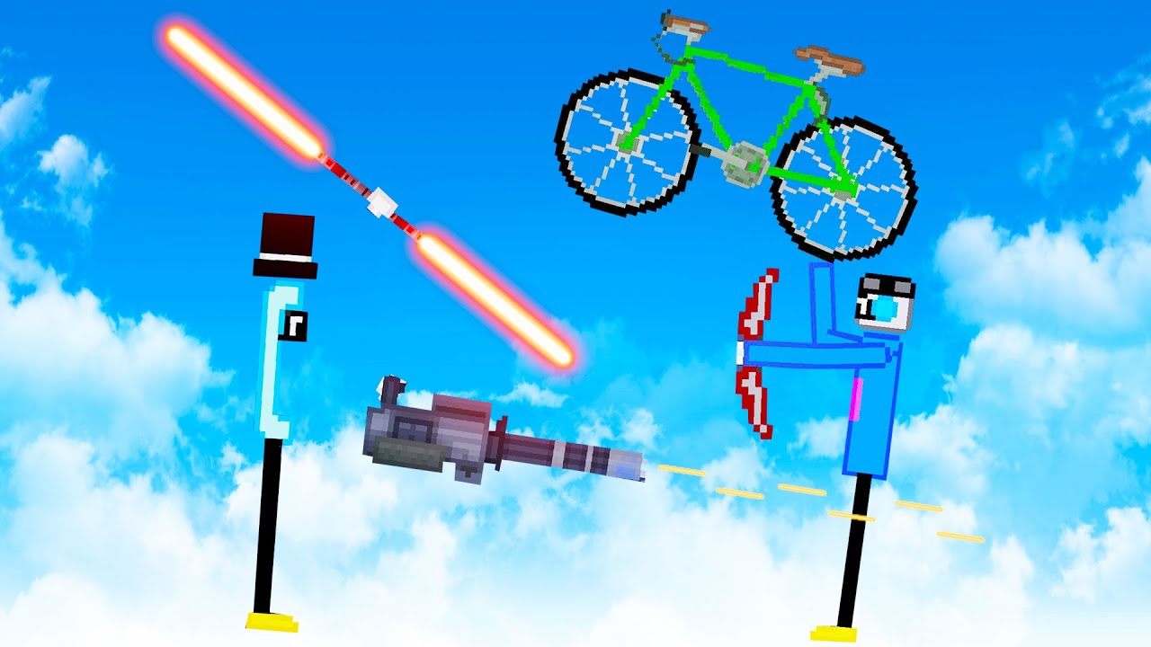We Generate Random Items and Fight in People Playground!