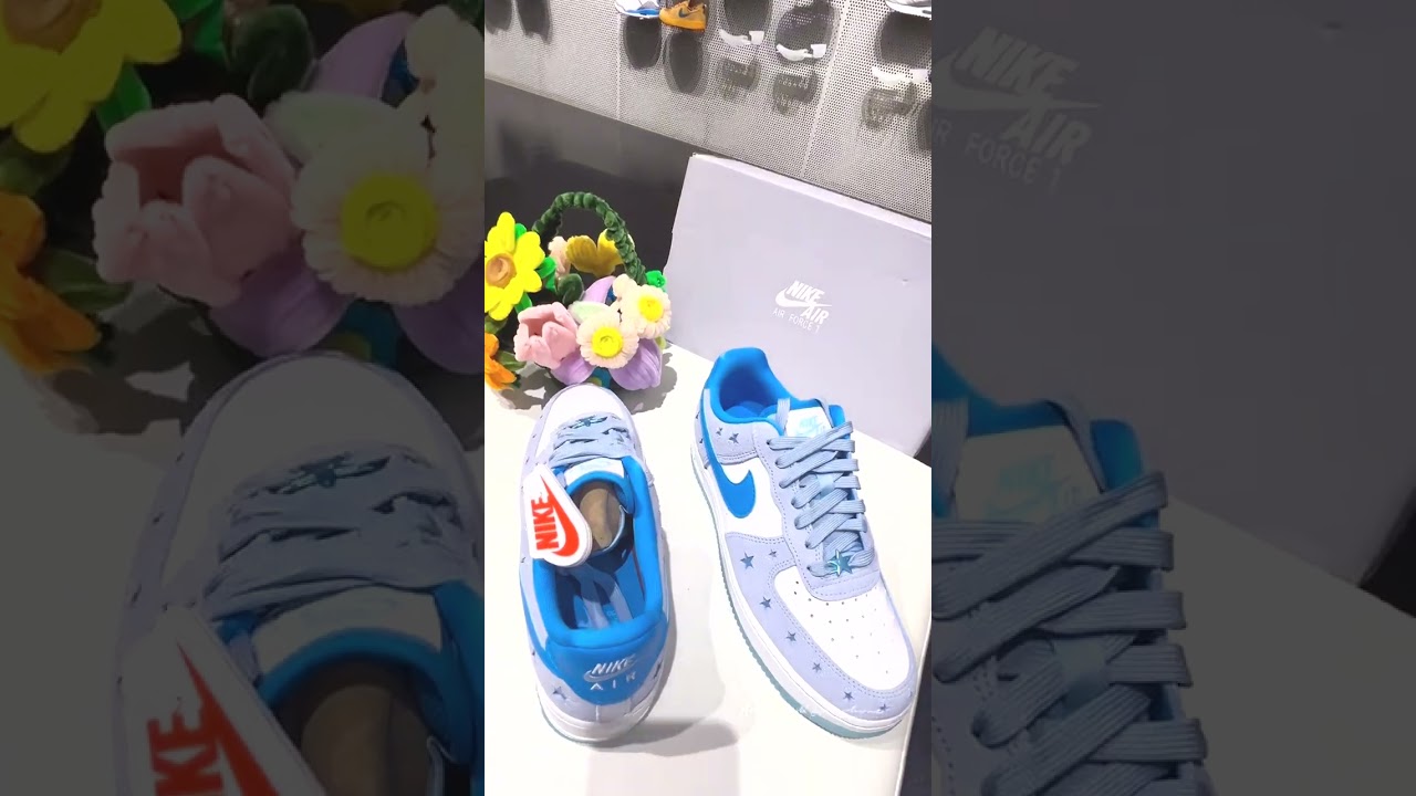 Nike Air Force 1 Limited Edition star shoes are super nice! #LimitedEdition #StarShoes #Sneakers