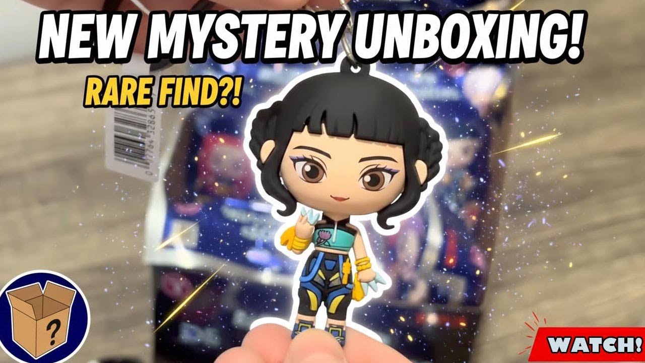 Kpop Demon Hunters Figural Keyring Unboxing - Target Full Case