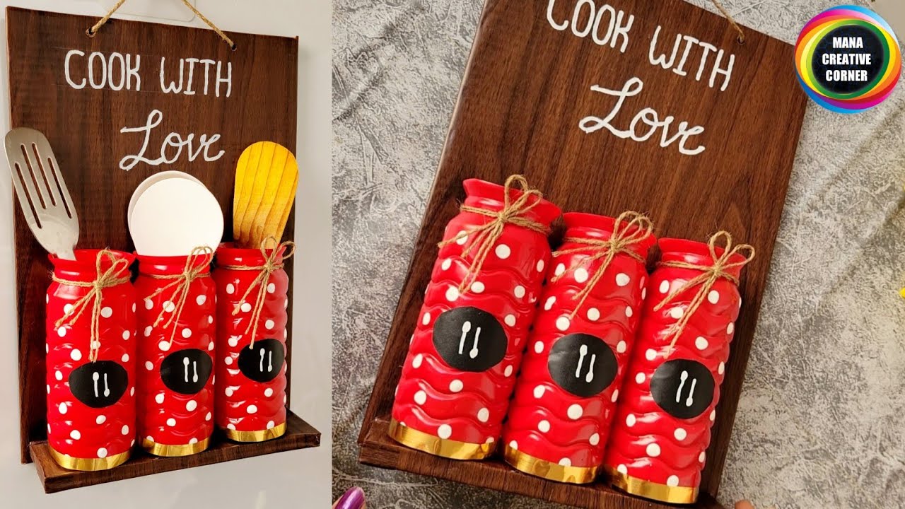 Transform Waste Plastic bottles into Stunning Home decor | Plastic Bottle Craft
