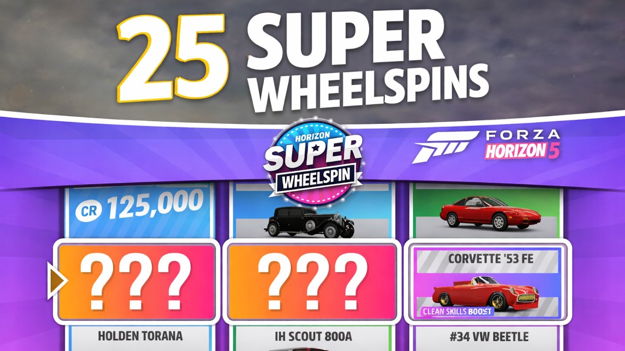 I Opened 25 Super Wheelspin In FH5 (2026)