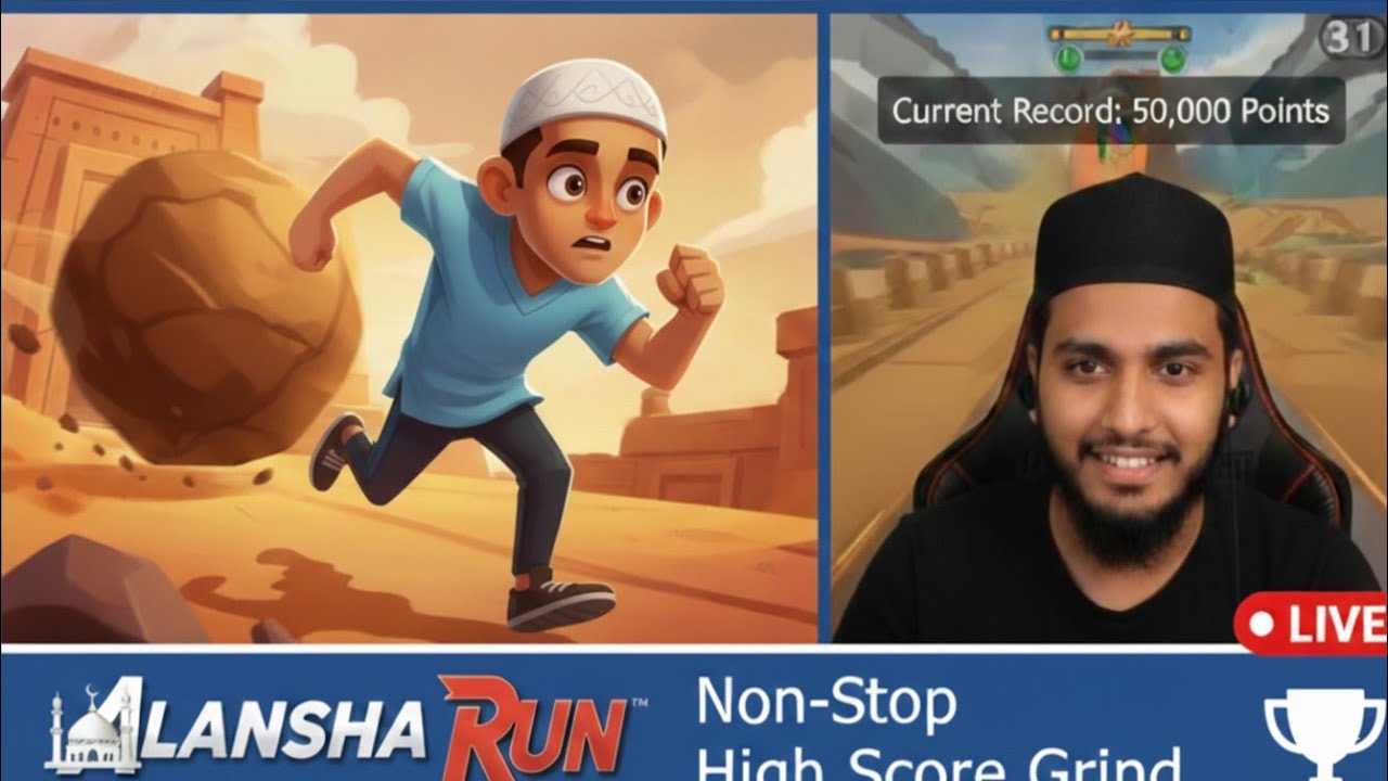 "Alnahsha Run Live – هل أستطيع الهروب من أبي اليوم؟ | Funny & Fast Gameplay