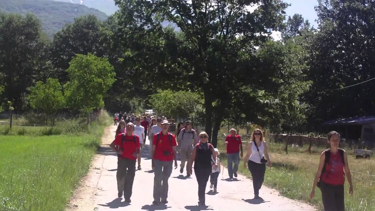 Partenza della Transumanza di Amatrice luglio 2014
