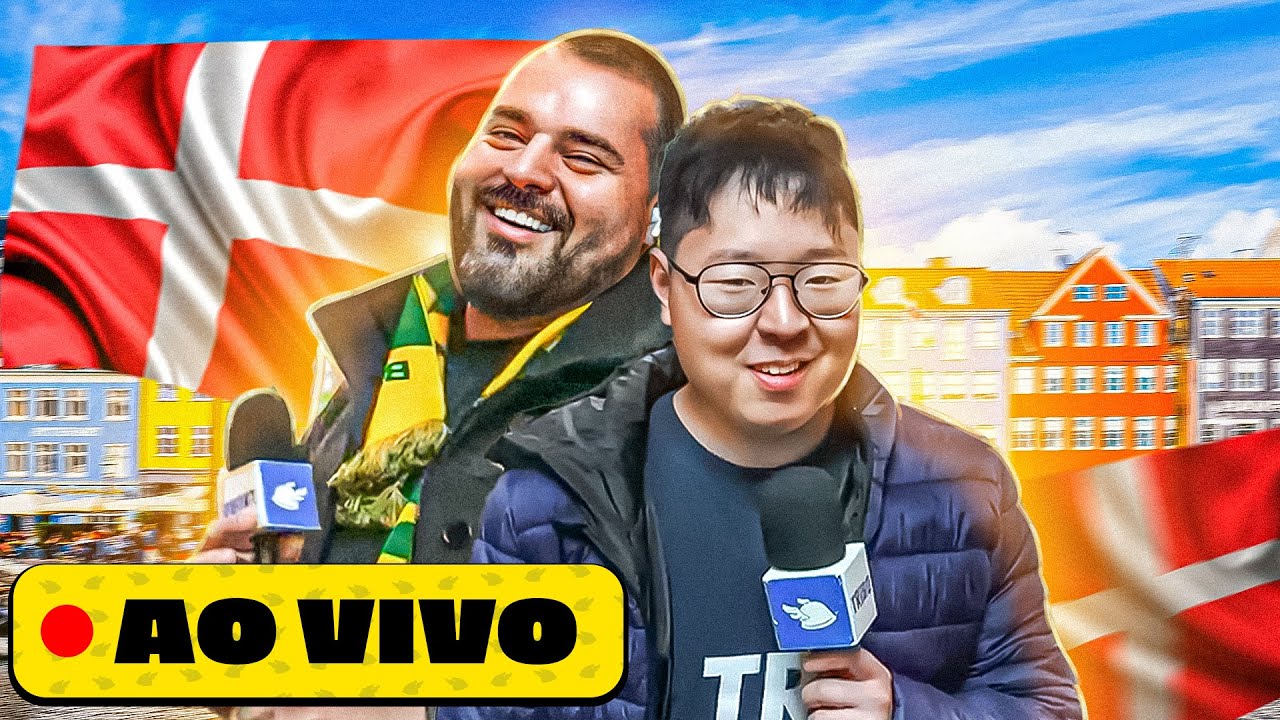 GAULES AO VIVO - LIMINHA E BT DESCOBRINDO A DINAMARCA! VEM PASSEAR COM A TRIBO!!!