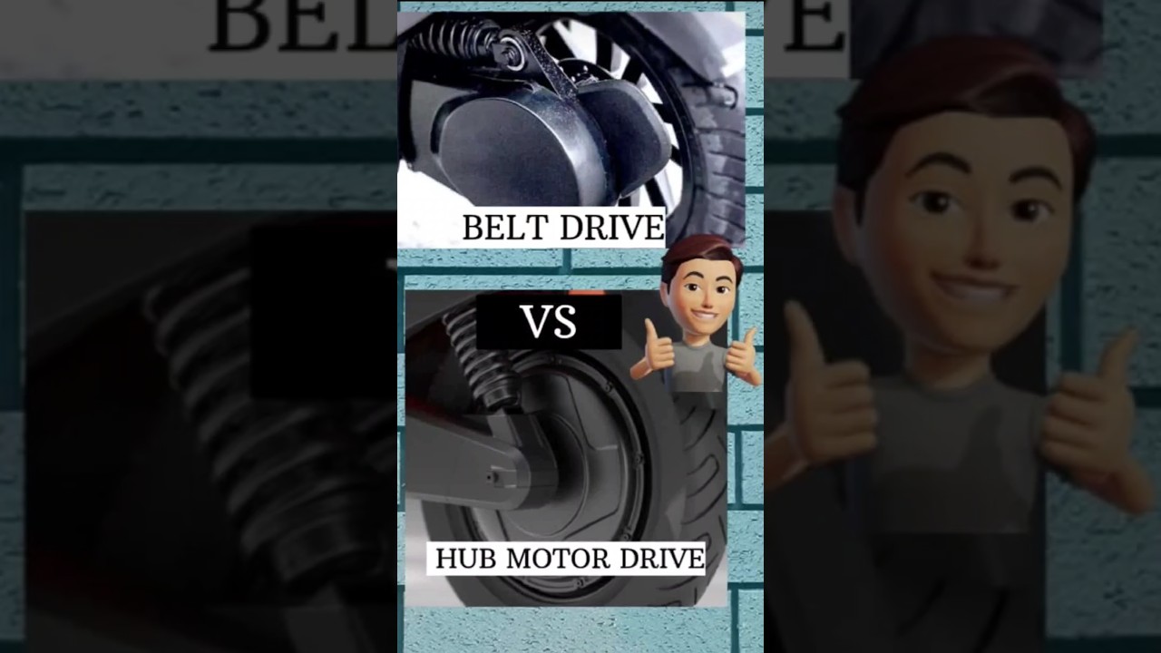 Hub Motor VS Belt Driven Motor,  featuring Ola ev. ❣️ #fyi #smile_ride