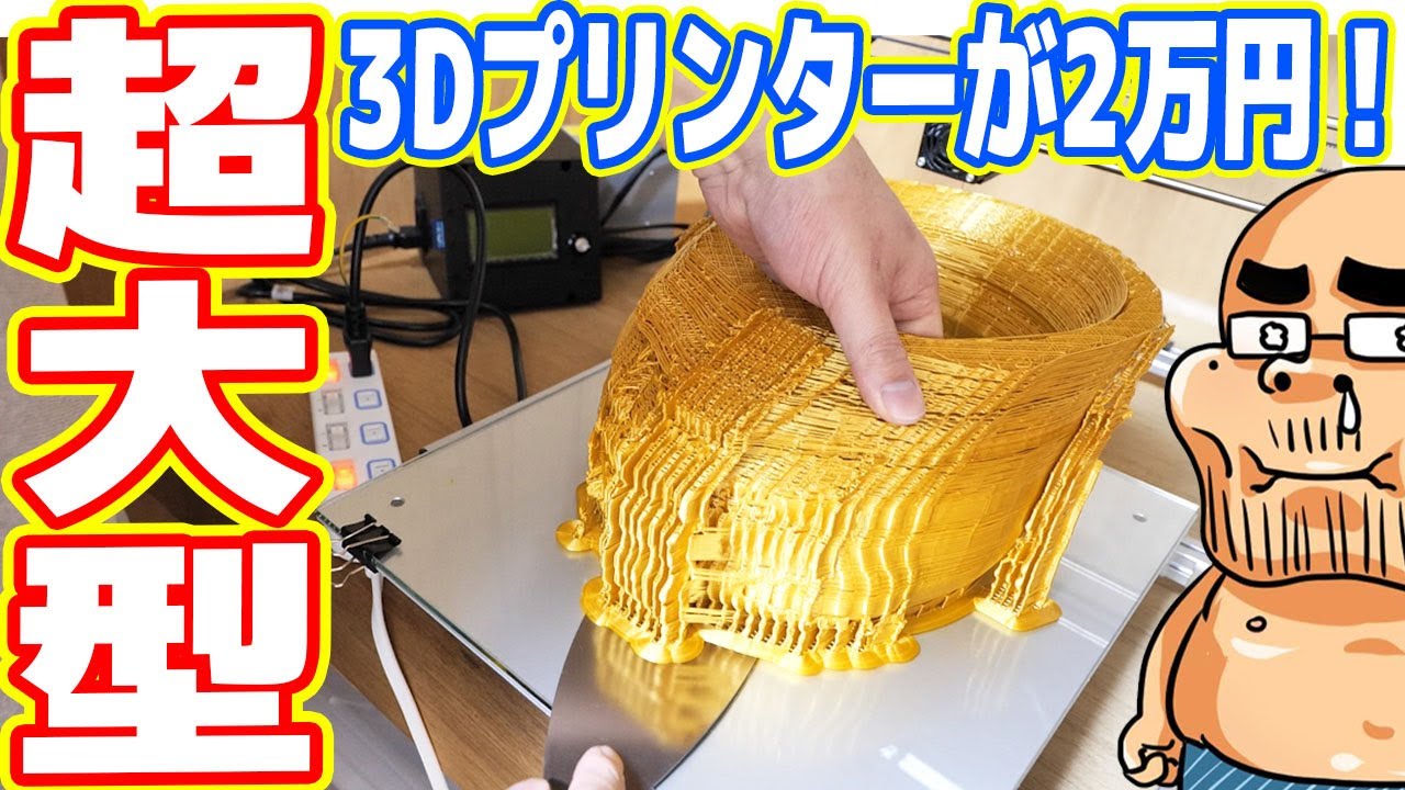 【超怪しい】2万円の超大型「3Dプリンター」を買ってみた結果…【闇を暴く】