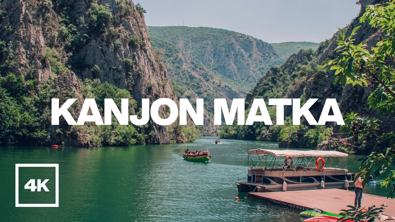 Kanjon Matka Walking Tour 🇲🇰 | North Macedonia’s Hidden Paradise in 4K | Nature Escape