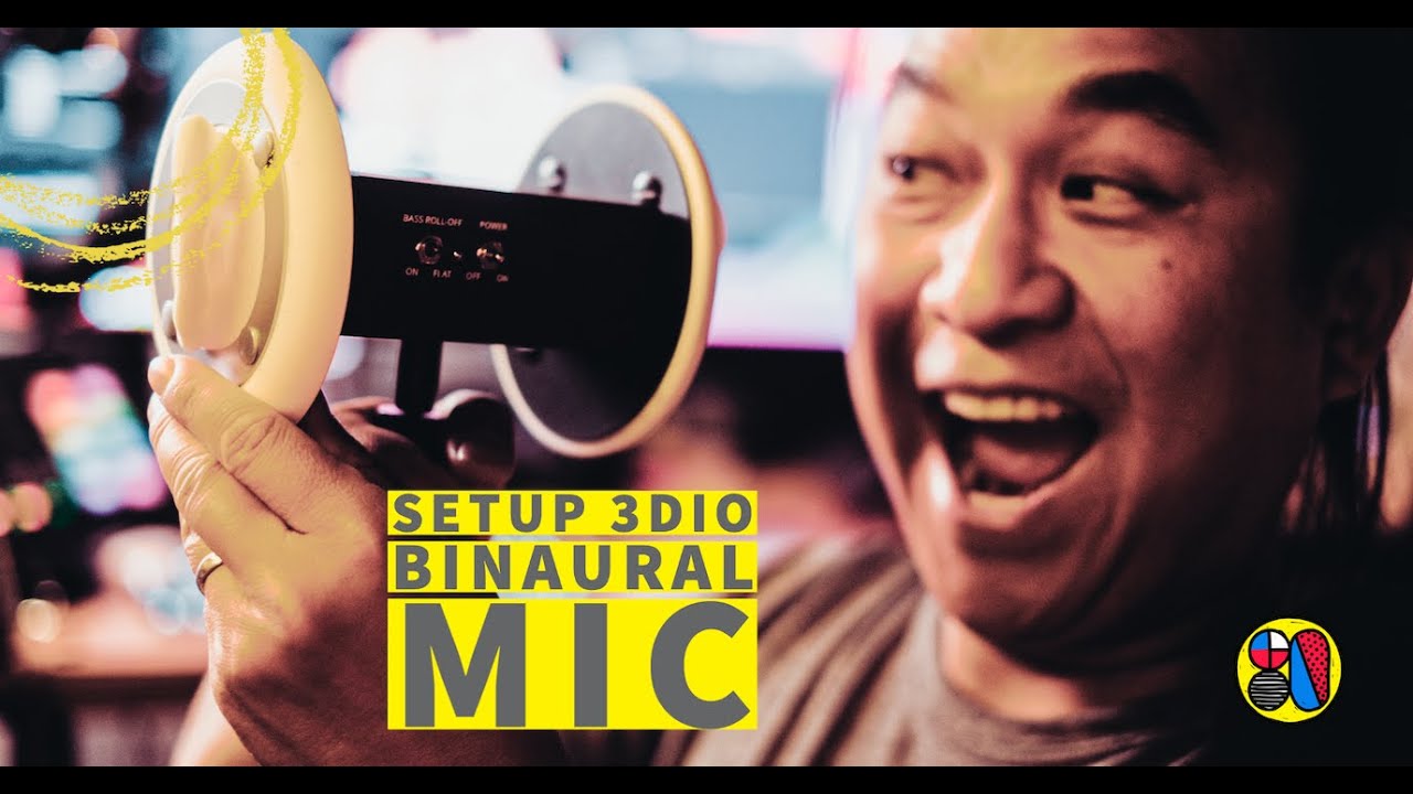 Setting up the 3Dio FS XLR Binaural Mic - and a little ASMR action