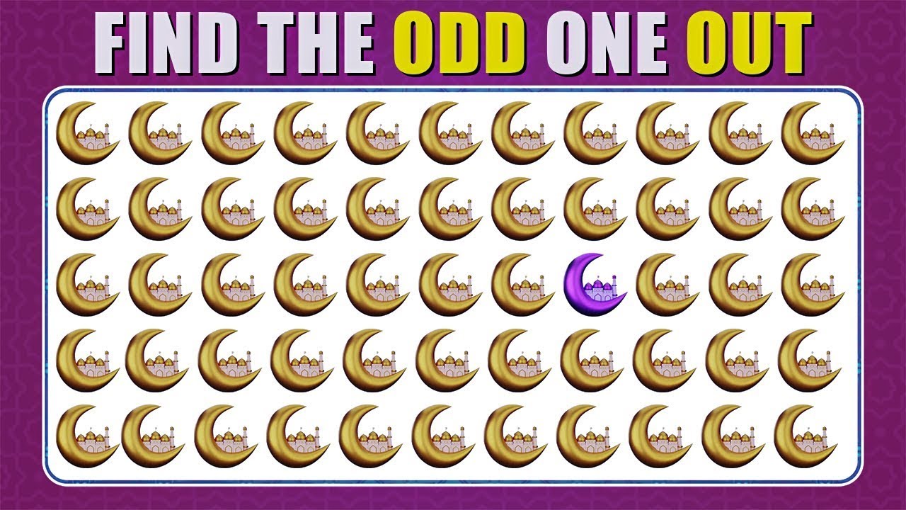 Find The Odd One Out | Emoji Quiz
