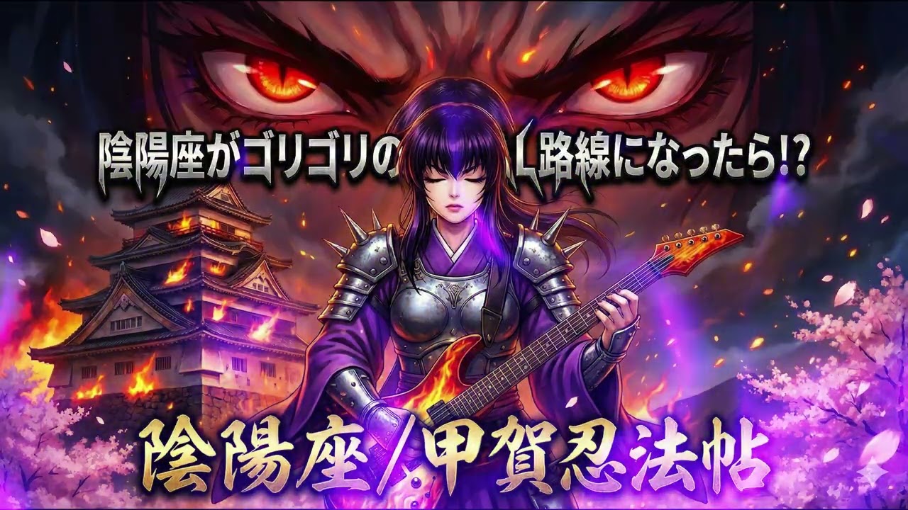 もしも【陰陽座】がゴリゴリのメタル路線で甲賀忍法帖を演ったら！？（AICOVER）