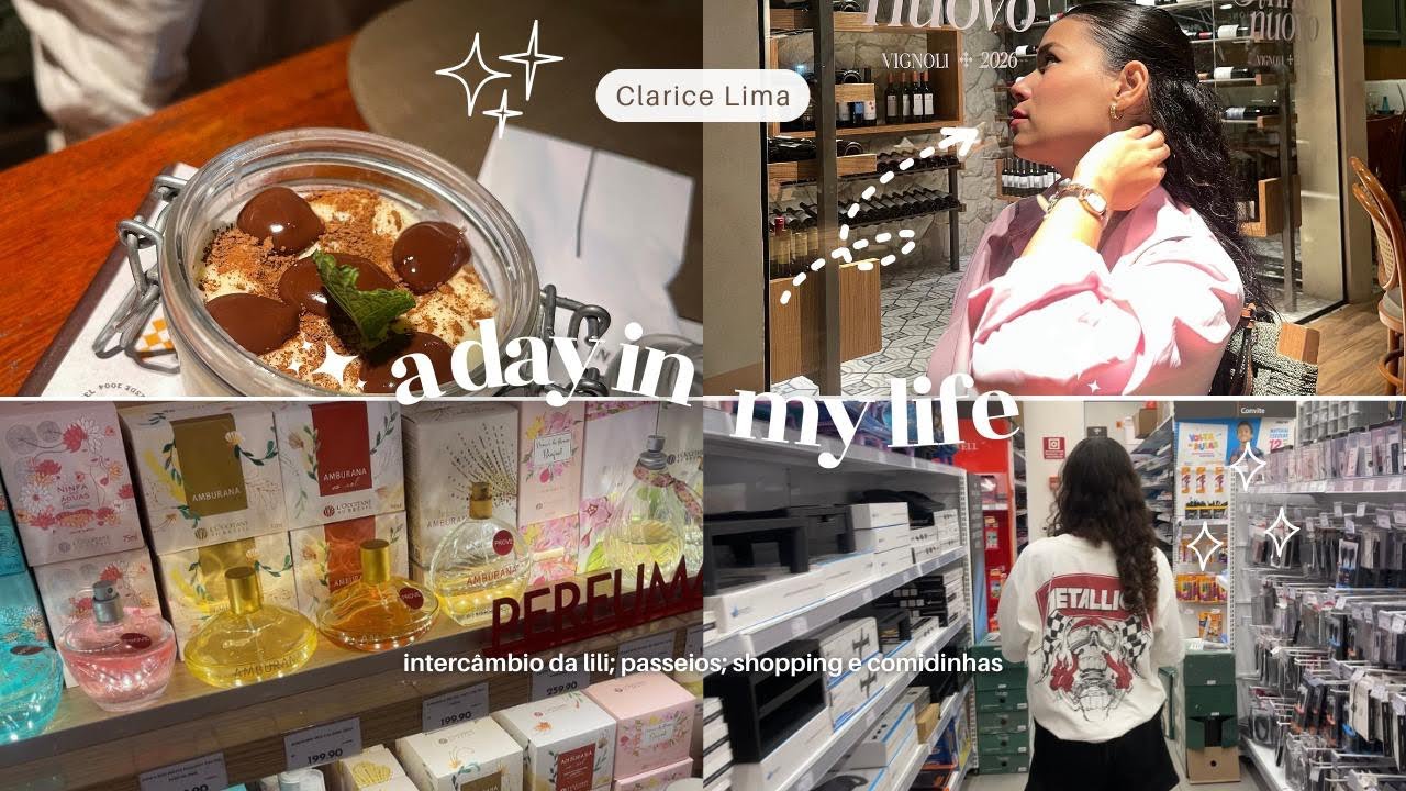 Vlog| Compras, restaurantes, viagem da Lili, e mais ✨✈️🛍️