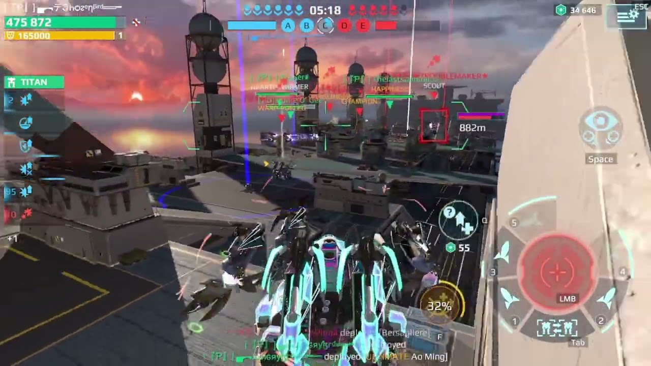 PNS VS ST☆R Clan - War Robots - WR