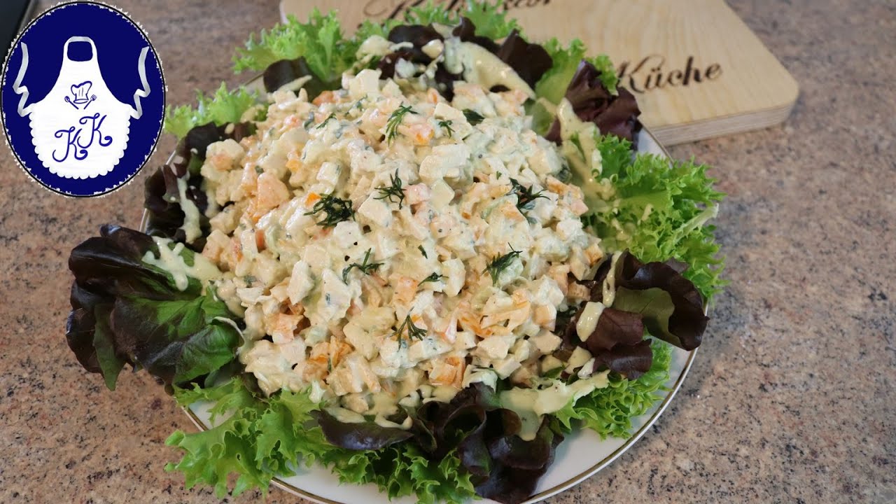 Sommerlicher Geflügelsalat, so was von lecker und einfach