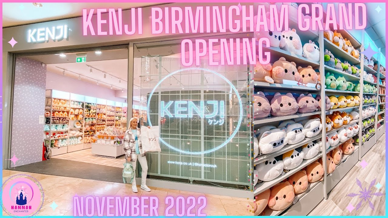 Kenji Birmingham Bullring Store Grand Opening November 2022 Kawaii Japan Plush Shopping Tour Haul 💜