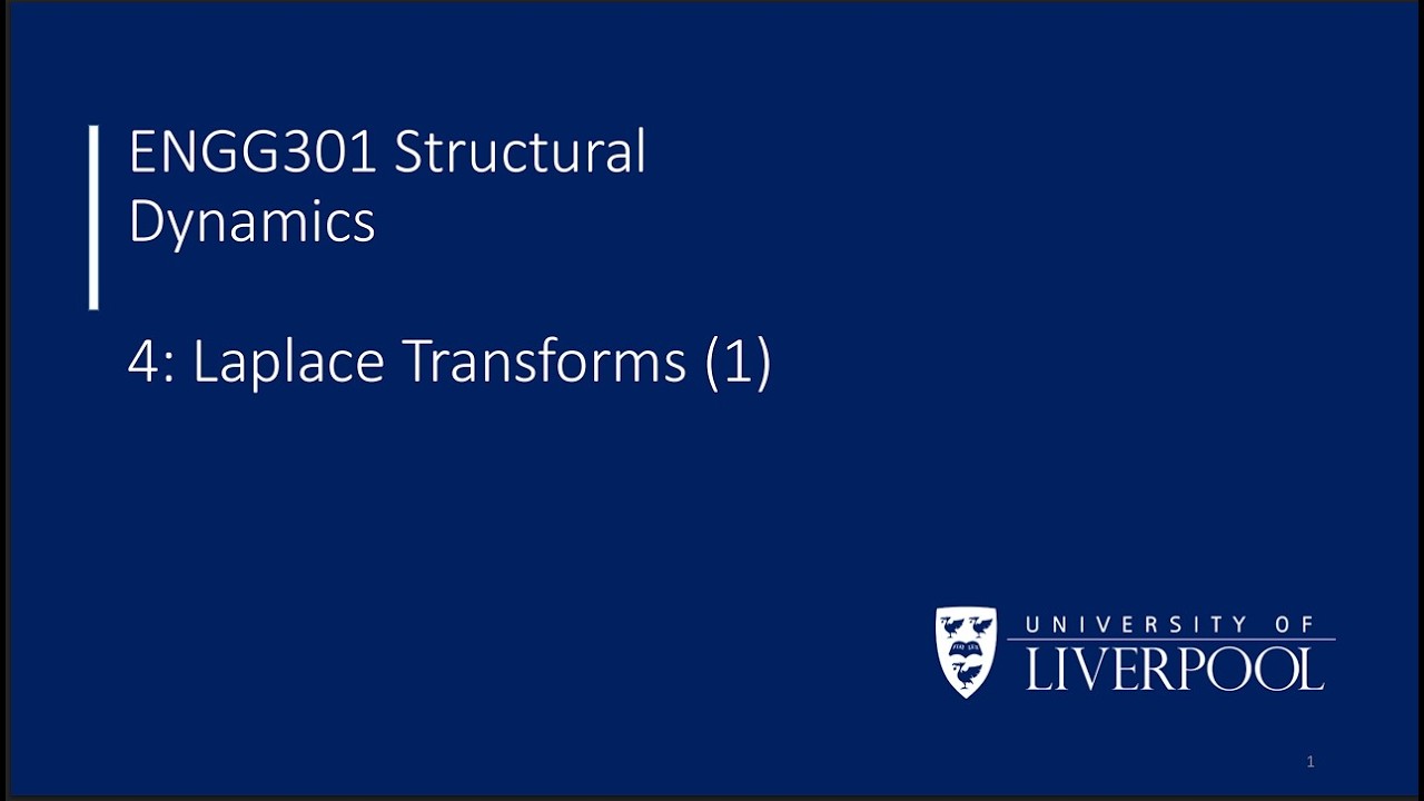 Vibration course lec 2, Part 1 | Laplace transform