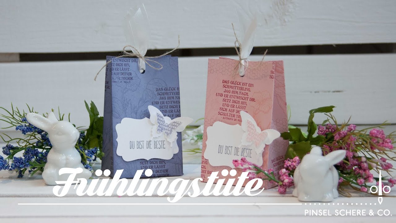 Frühlingsfrische Geschenktüte schnell gefaltet - Stampin' Up!