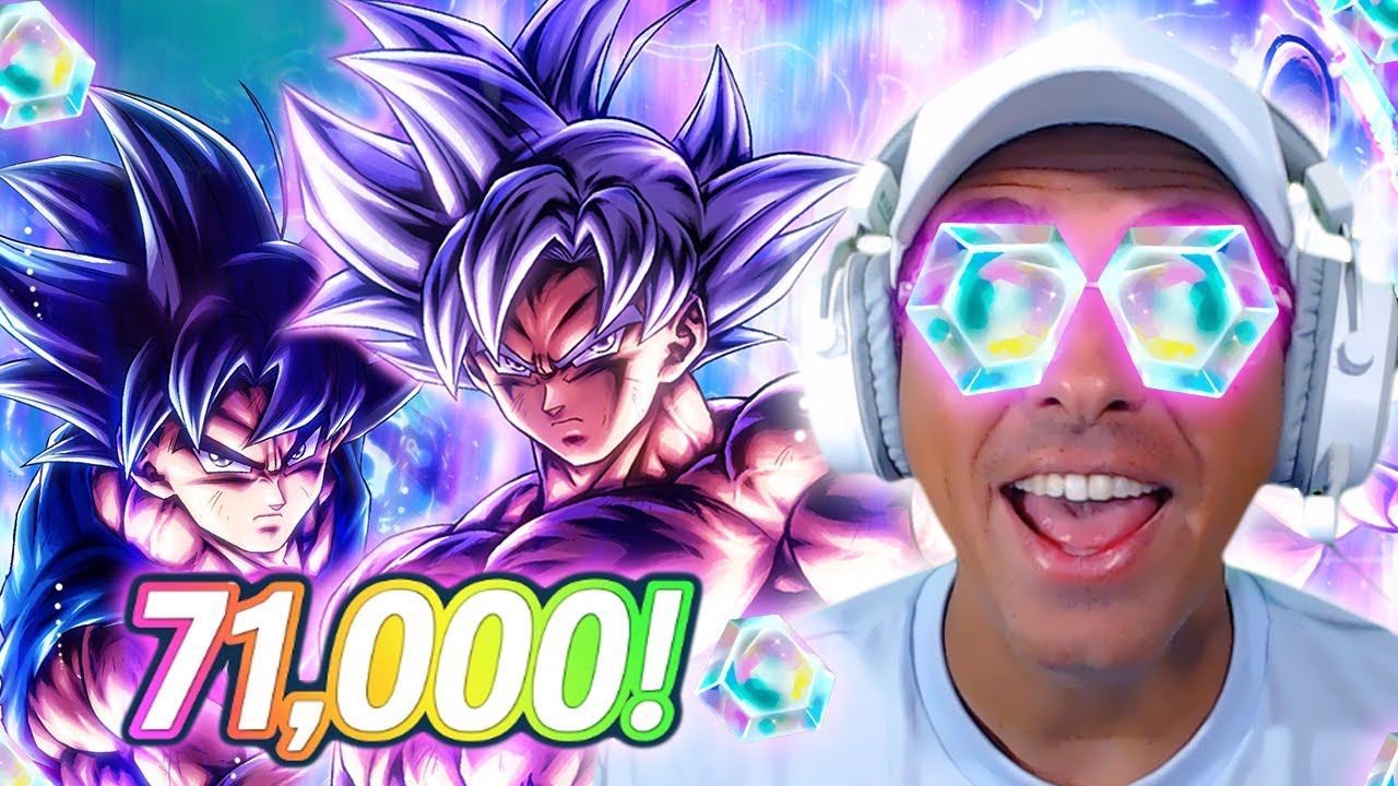 ELE JUNTOU +DE 71.000 CRISTAIS PARA PEGAR O GOKU MUI COMPLETO COM TRANSFORMAÇÃO LF - DB LEGENDS