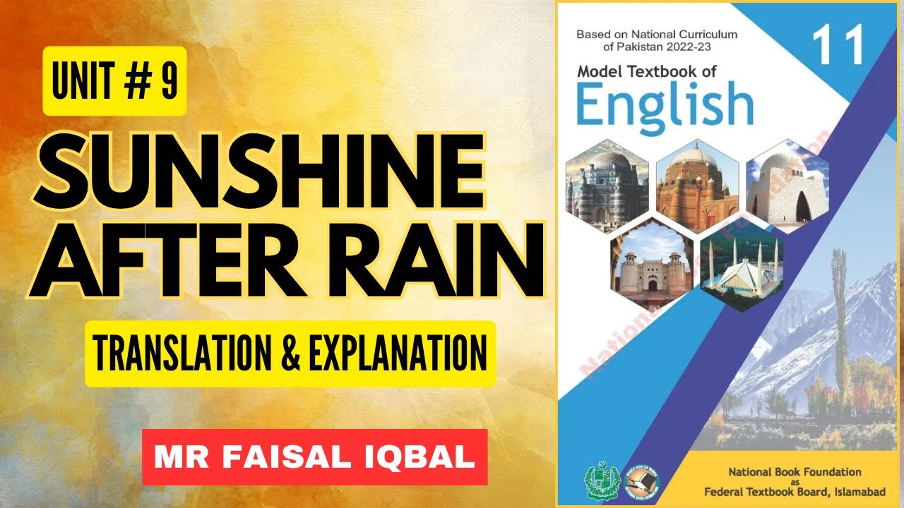 Unit 9: Sunshine After Rain by Brenda Winders | Translation, Explanation & Analysis ​⁠