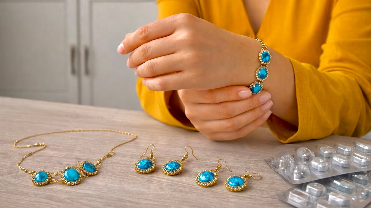 Turn Empty Pill Blister Packs into Luxury Jewelry 💎