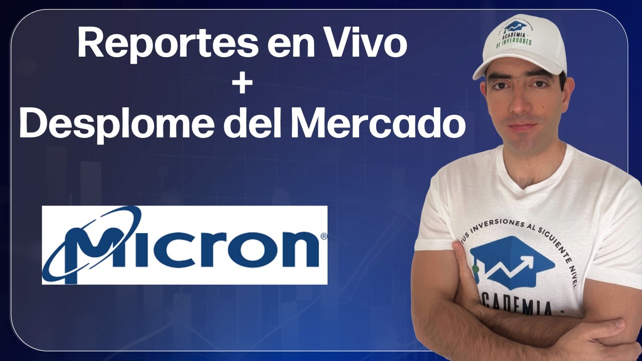 Reportes en Vivo + Desplome del Mercado 💰 Análisis de Bolsa en Vivo