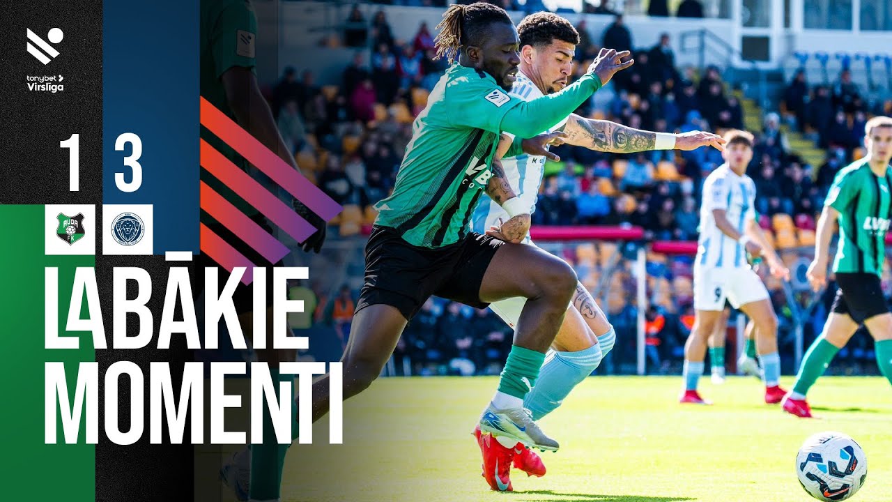 11. kārta: FK Auda 1:3 Riga FC (Labākie momenti)