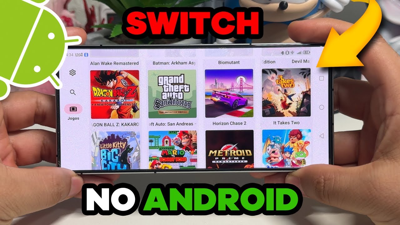 Saiu O MELHOR APP PARA JOGAR SWITCH NO ANDROID ATUALIZADO