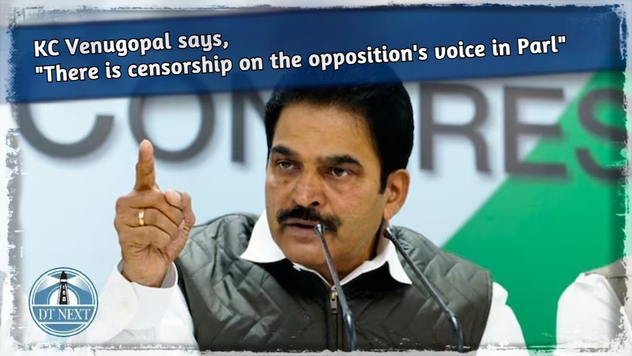 KC Venugopal says, 