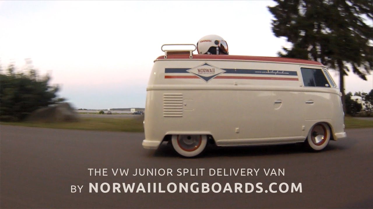 VW Junior Split Delivery Van - Electric Go Kart By Norwaiilongboards