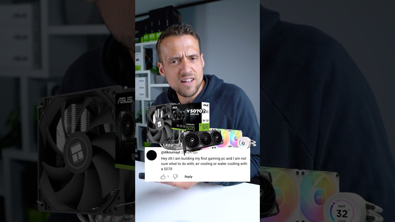 Water or Air Cool an RTX 5070? 🤨
