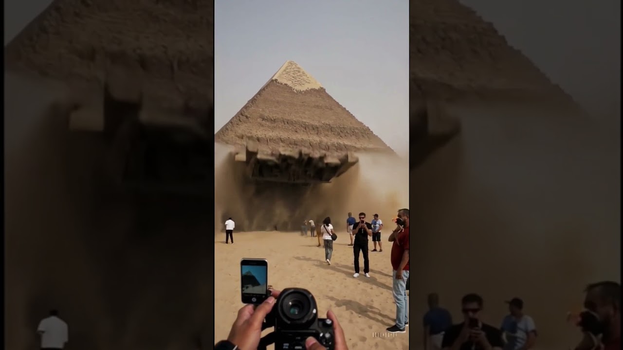 Shocking event at Egyptian pyramid