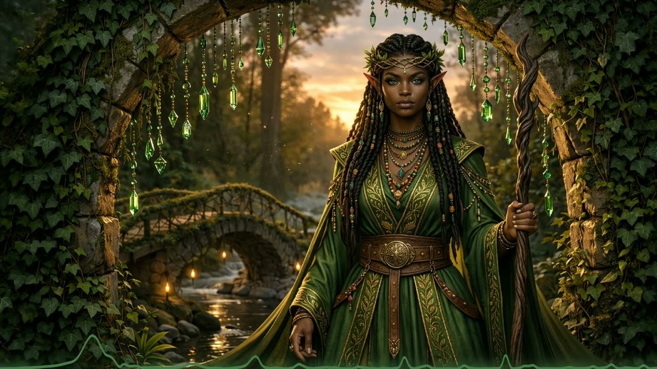 You enter the Emerald Grove | Upbeat Tribal Afro House