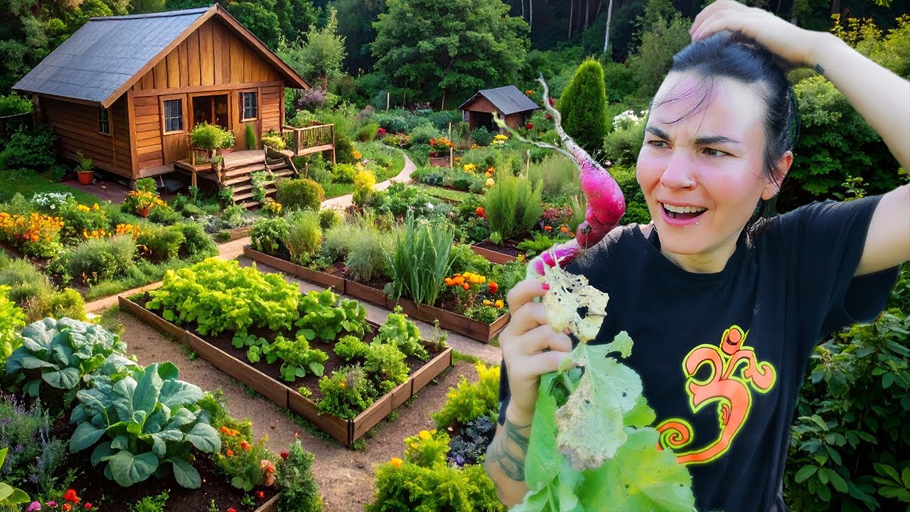 Ils disaient que rien ne pousserait ici ...(mon potager au cœur de la forêt)