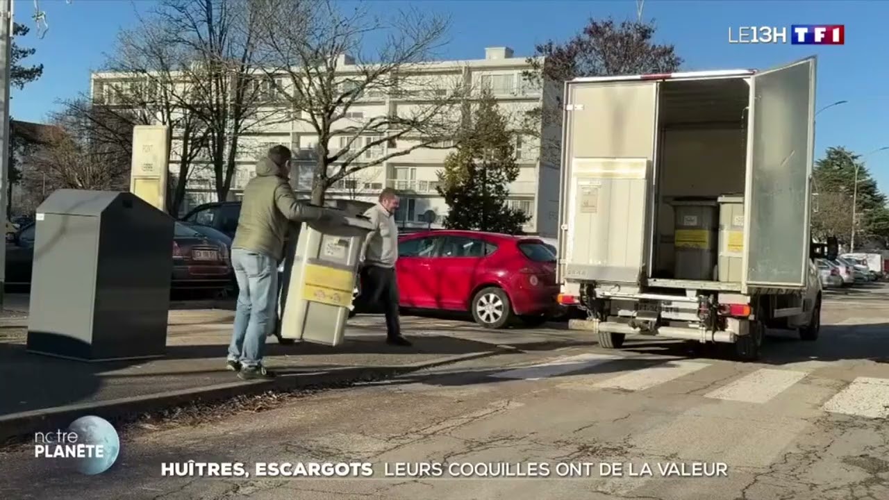 TF1 présente notre démarche de collecte et valorisation des coquilles d'huîtres