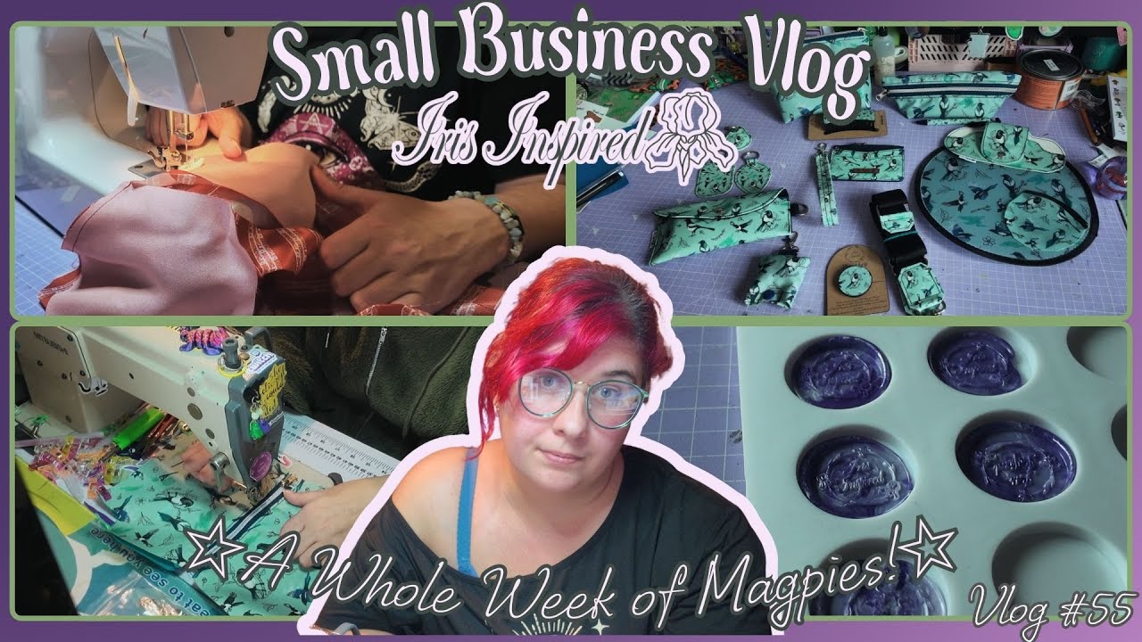 A whole Week of Magpies; Sewing up give away prizes! Vlog #55