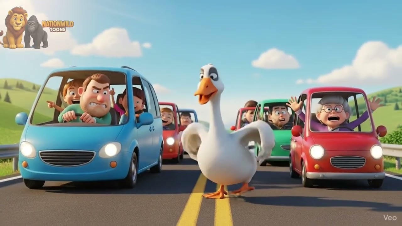GOOSE: The Feathered Street BULLY. #nationwildhq #nationwildtoons