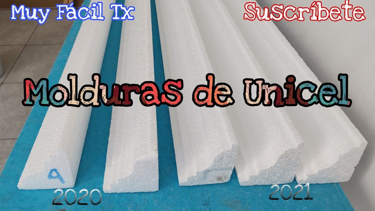 Molduras de Unicel 