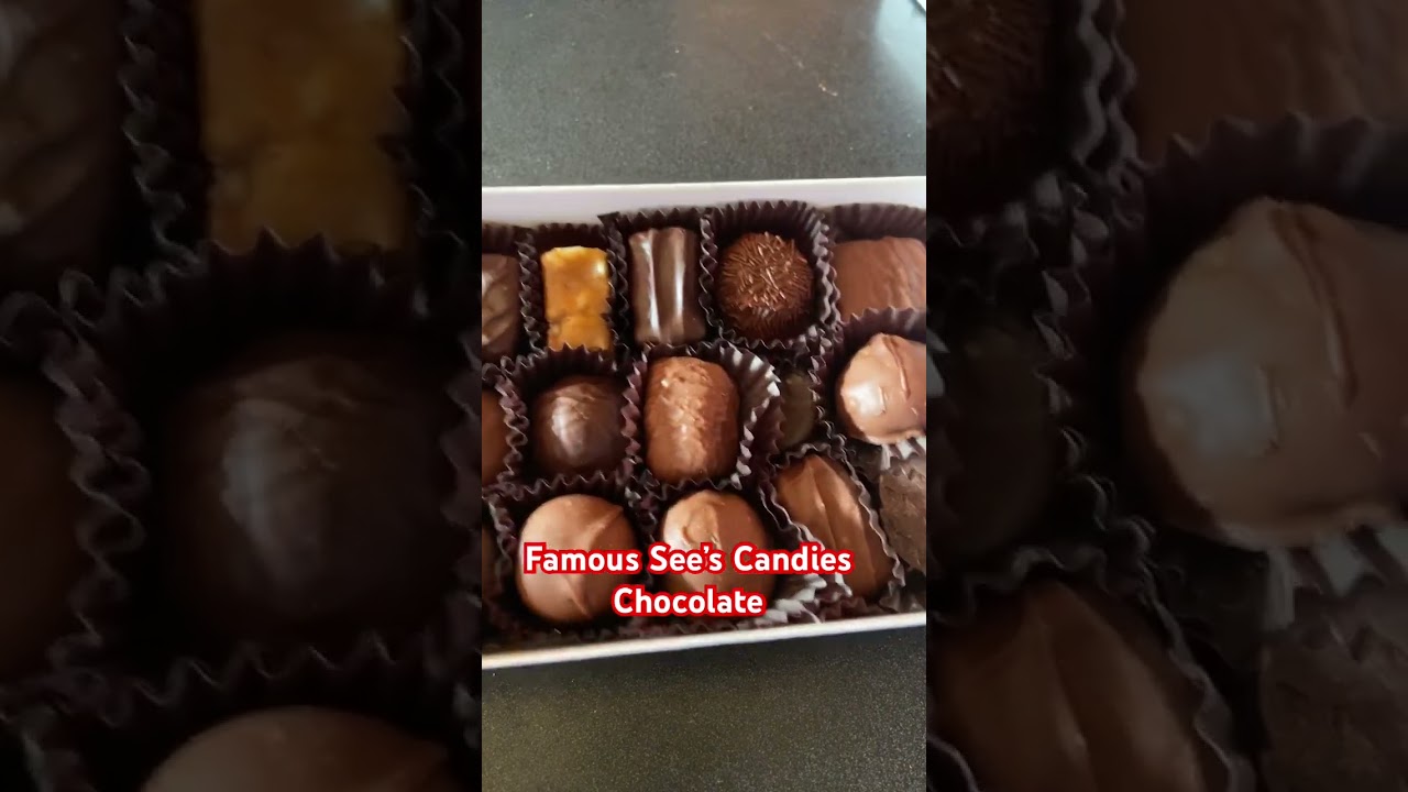 Famous See’s Candies Chocolate Box Unwrapped