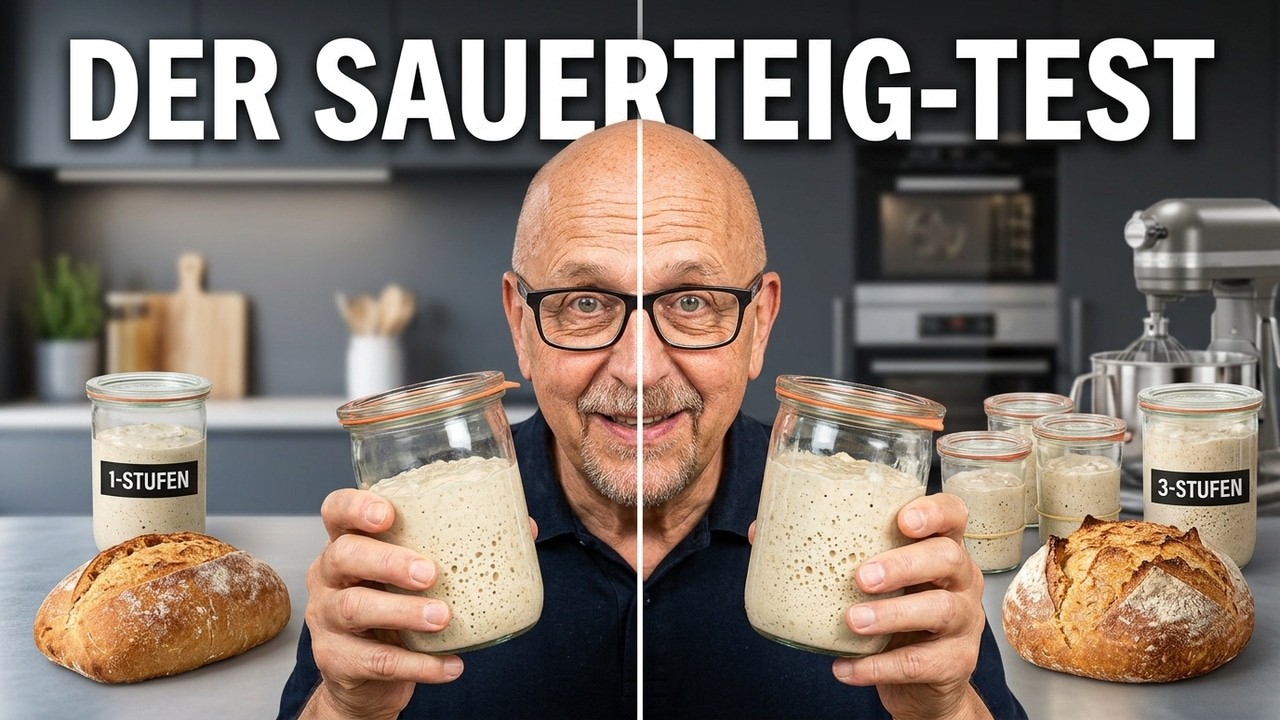 Einstufenführung vs. Dreistufenführung von Sauerteig im Test | Alles über Triebkraft & Aroma
