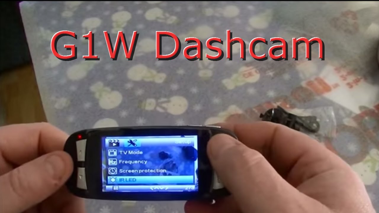 The G1W Dash cam. Well priced HD cam.