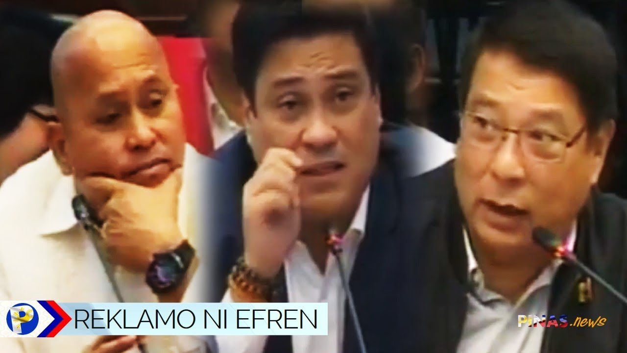 Artistang si Efren Reyes Jr HUMARAP sa Senado