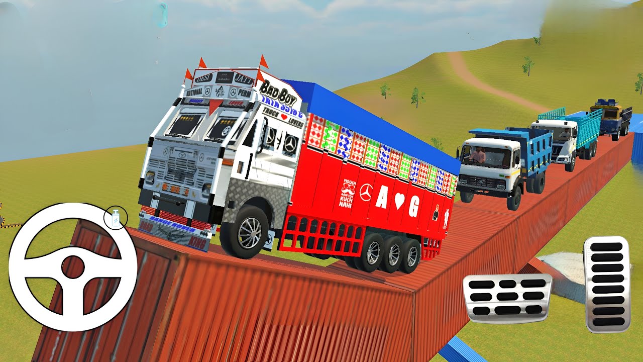 Unloading Stone From Dumper🔥 And Drive Loaded Trucks 💀 | Playing With Extreme Offroading 🙀🔥 