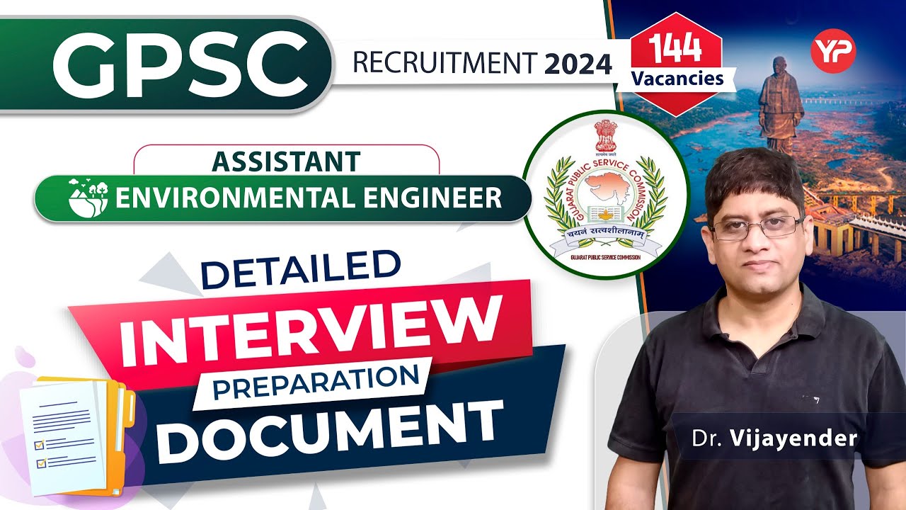 Detailed GPSC Assistant Environmental Engineer Interview document for preparation & guidance 2025