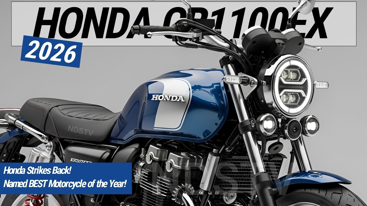 Honda CB1100RS 2026 года – Ретро-зверь вернулся! Вы не поверите, какой это классический монстр!